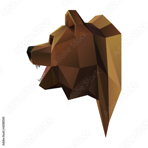 Bear head side