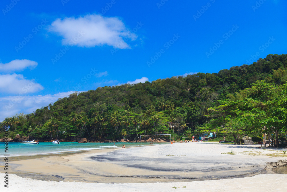 Beach Aventueiro blue sea sky island Ilha Grande Beach Aventueiro blue sea sky island Ilha Grande