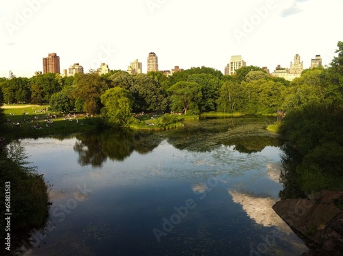 Turtle Pond,Central Park, New York