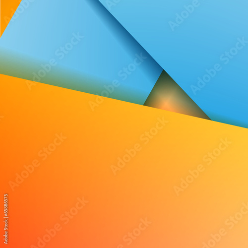 Background with blue paper