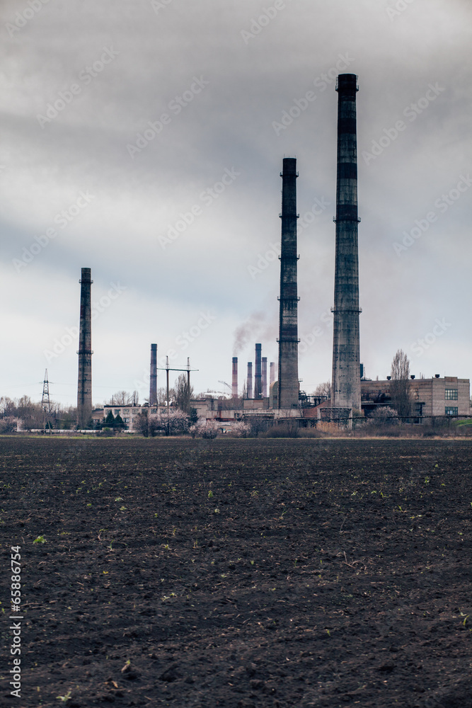view of smoking coal view of smoking coal