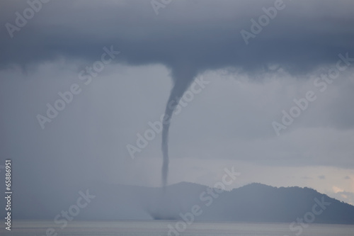 Waterspout on the ocean #65886951