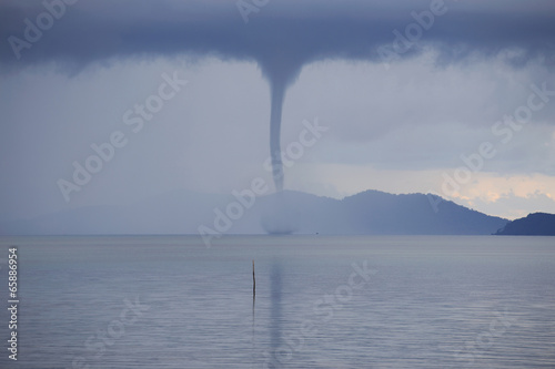 Waterspout on the ocean #65886954