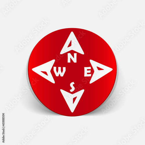 realistic design element: compass Free Download realistic design element: compass - GFXLoad