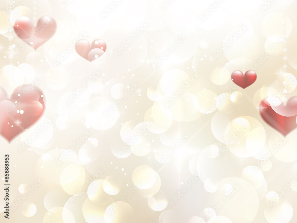Fototapeta premium Valentine's day or Wedding background. EPS 10