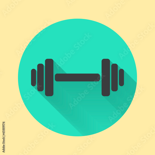 abstract dumbbell icon