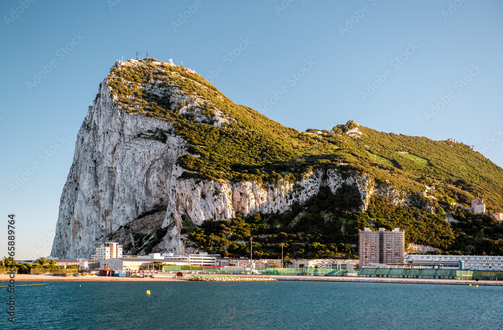 Day view of Gibraltar
