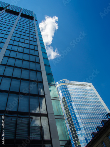 Skyscrapers in the financial district of Frankfurt, Germany