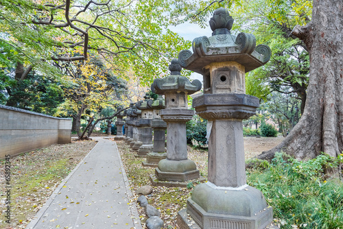 Toshogu Shrine at Ueno Park in Tokyo