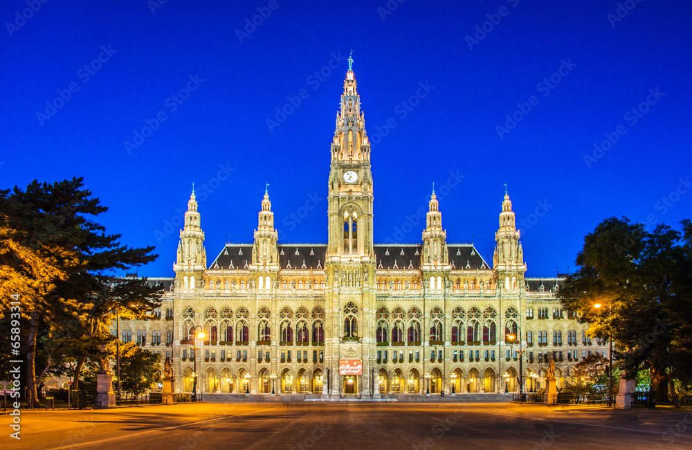 Rathaus Mayor office in Vienna, Austria