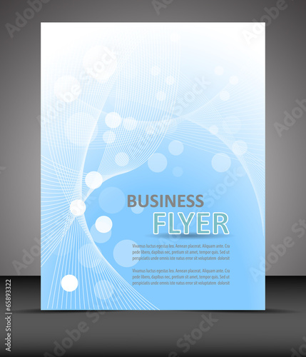 Business flyer template or corporate banner