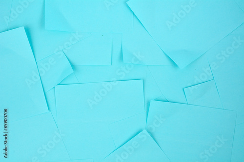 Texture of blue sticky note