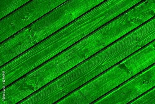 Green background from wooden boards.