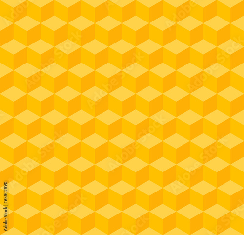 Yellow geometric seamless background