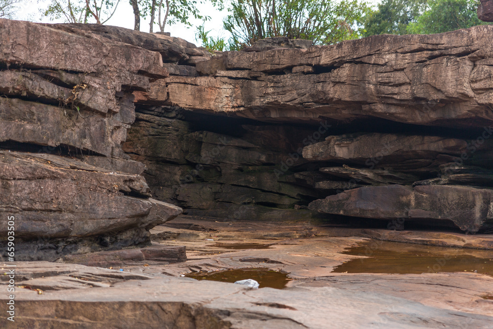 Obraz premium Waterfall in Cambodia