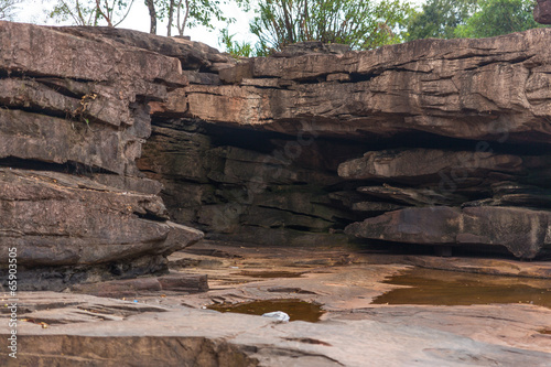 Waterfall in Cambodia photo