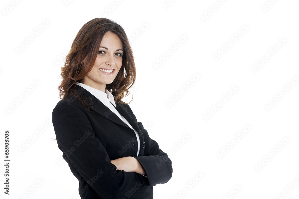 Portrait of a young attractive business woman Portrait of a young attractive business woman