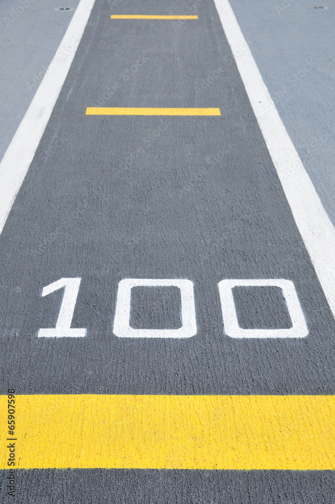 Way for one hundred completed.