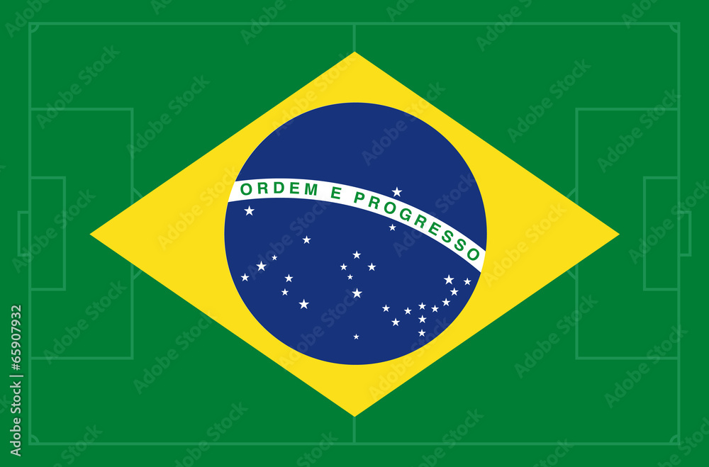 Fototapeta premium soccer brazil