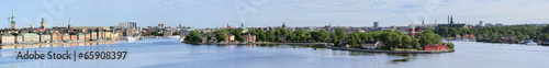 Wide panorama of Stockholm, Sweden