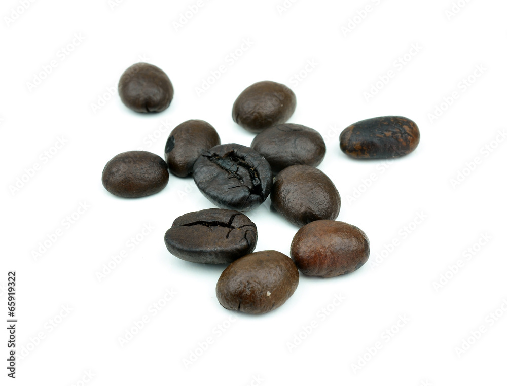 Coffee Beans isolated on white Coffee Beans isolated on white