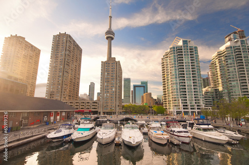 Harbourfront in downtown Toronto
