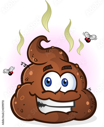 Poop Pile Cartoon Character