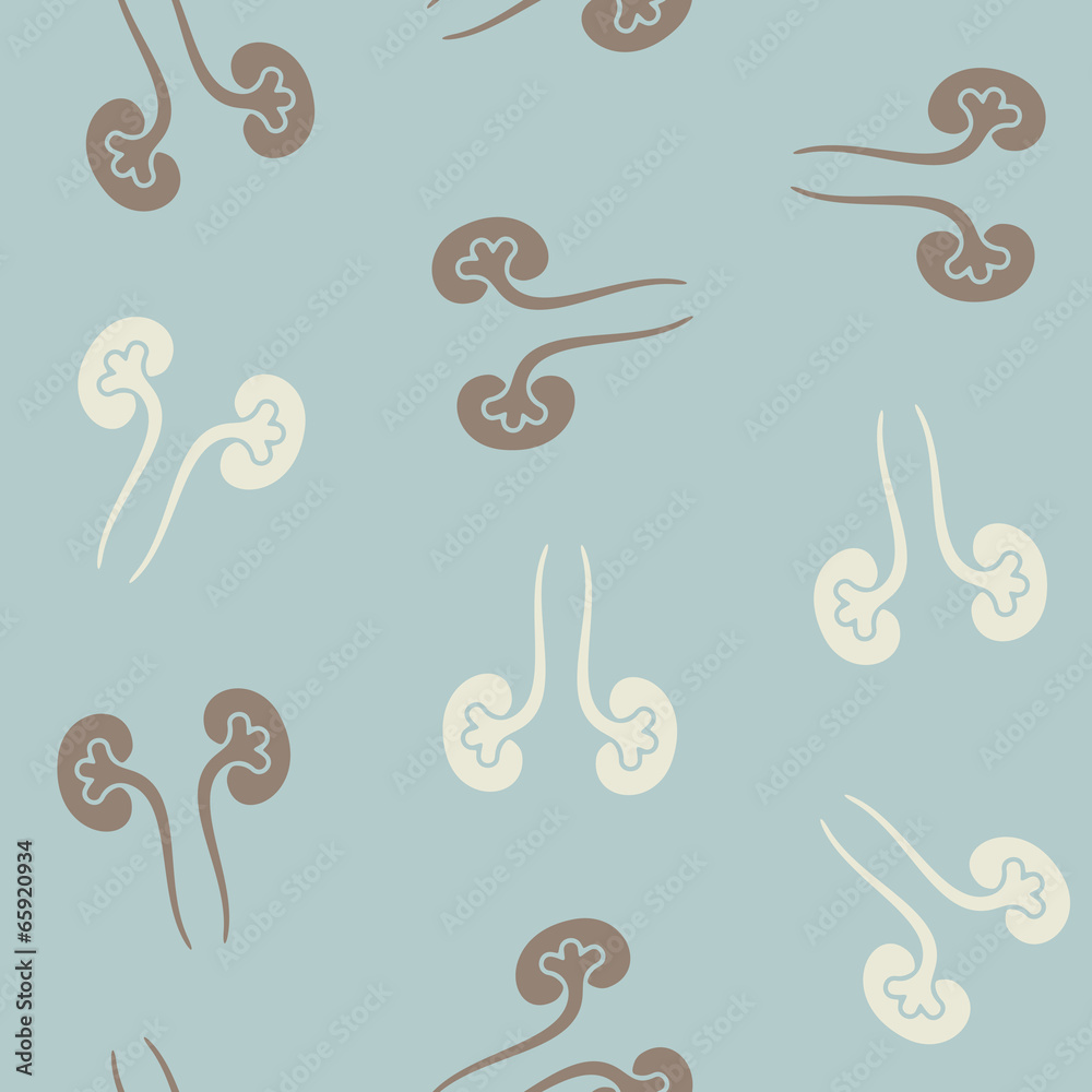 seamless background: kidneys seamless background: kidneys