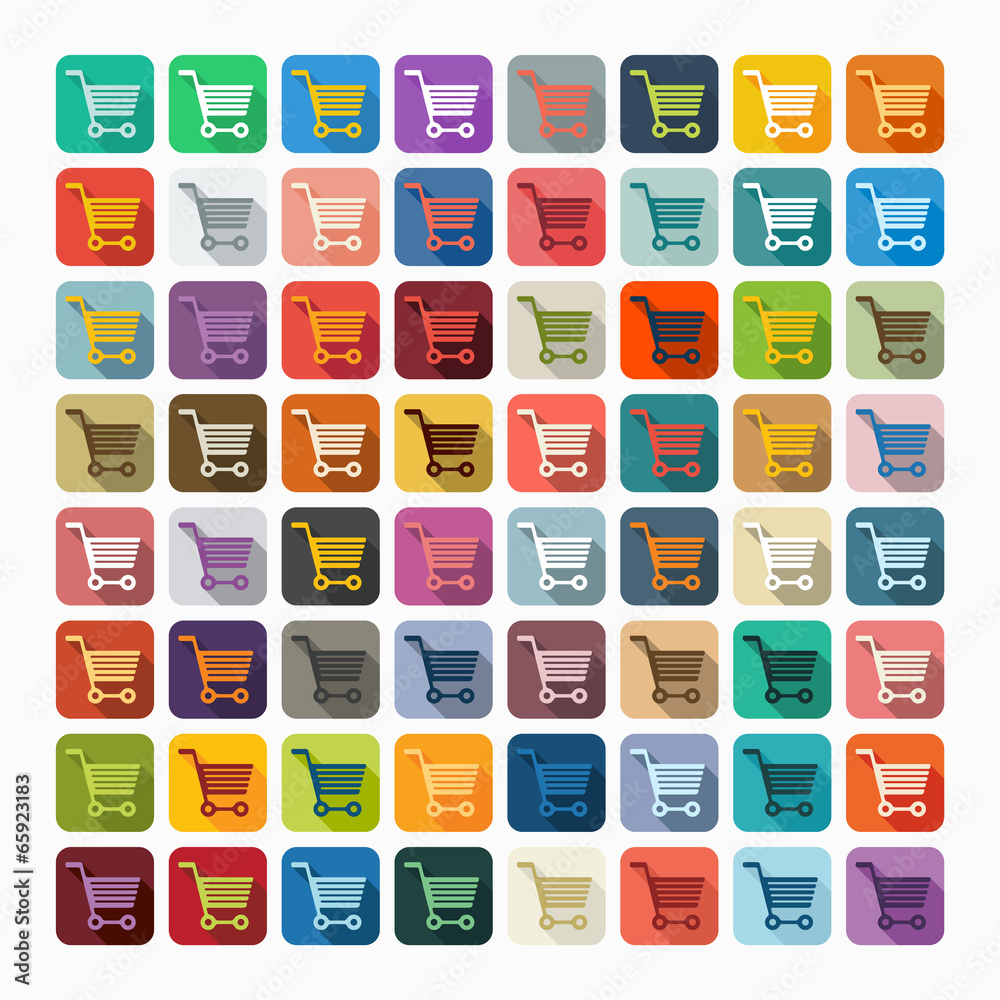 Flat design: trolley Flat design: trolley