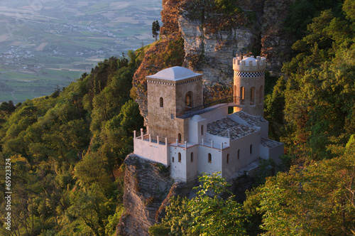 Obraz na płótnie Erice Duomo Chiesa Madre w salonie