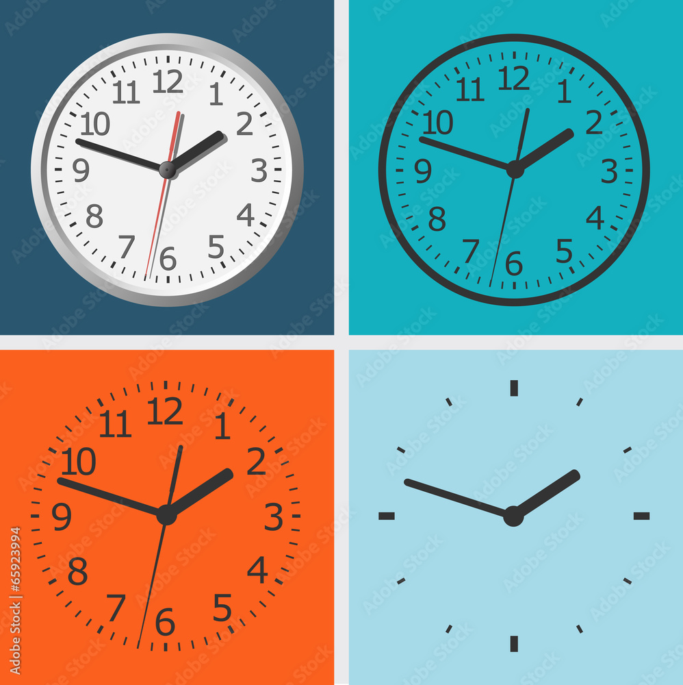 Wall mounted digital clock. Wall mounted digital clock.