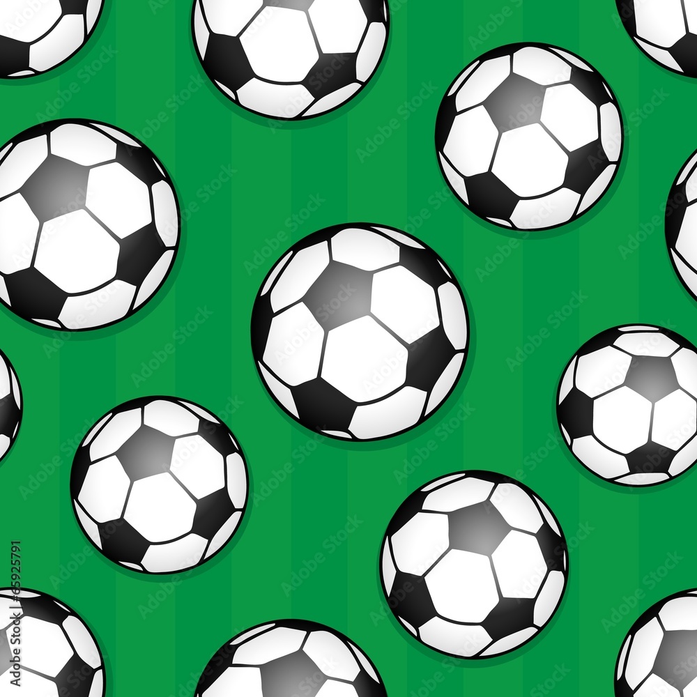 Naklejka premium Seamless background soccer theme 1
