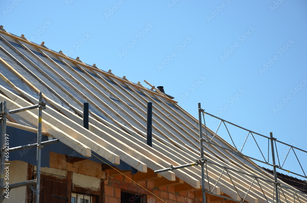 Obraz premium Hausbau