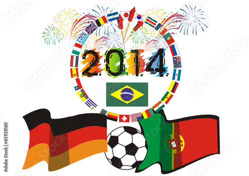 Fußballfest in Südamerika 2014 -  Deutschland - Portugal