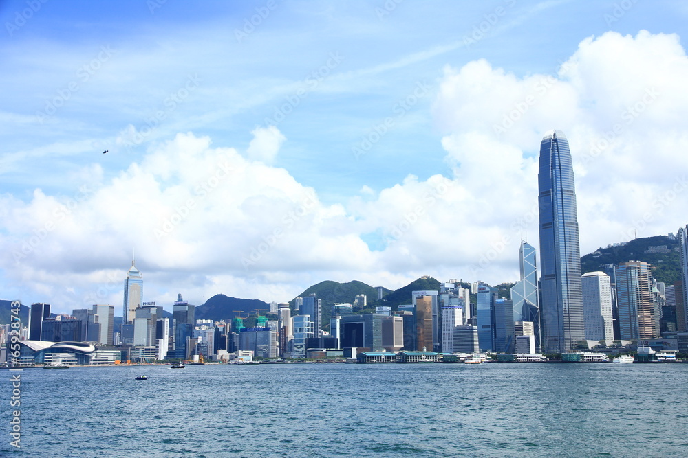 Fototapeta premium Victoria Harbour, Hong Kong