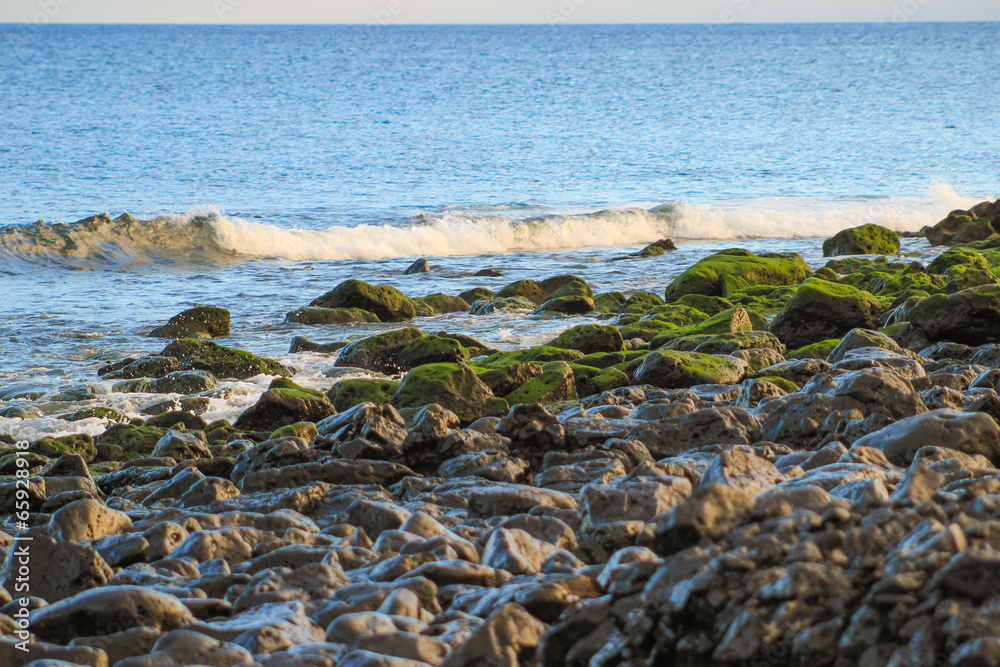 Lanzarote beach on Spanish Canary Island