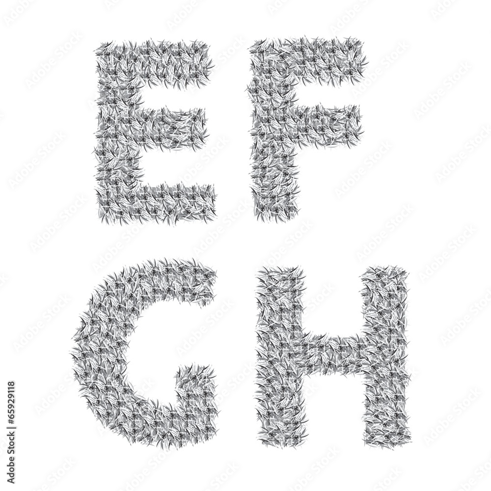 gray letters gray letters