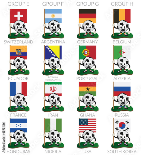 soccer cup 2014 icons