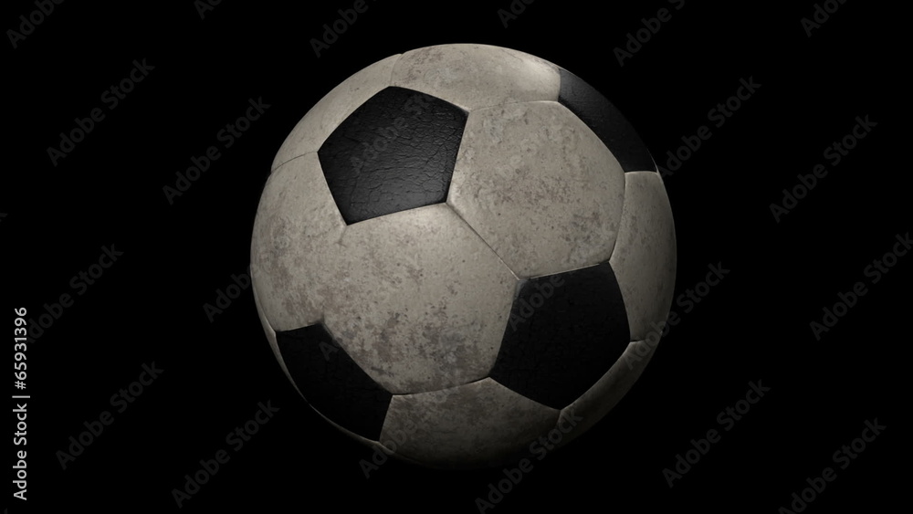 Looped Old Soccer Ball