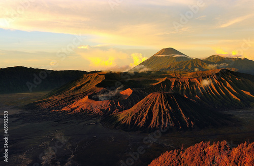 Volcano of Mount Bromo, Indonesia