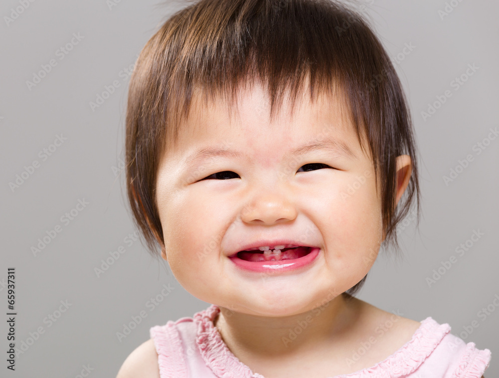 Baby girl smile Baby girl smile