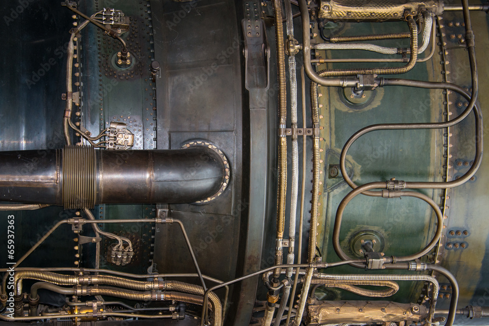 Jet engine detail Jet engine detail