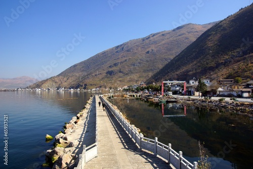 Erhai Lake, Dali, Yunnan province, China photo
