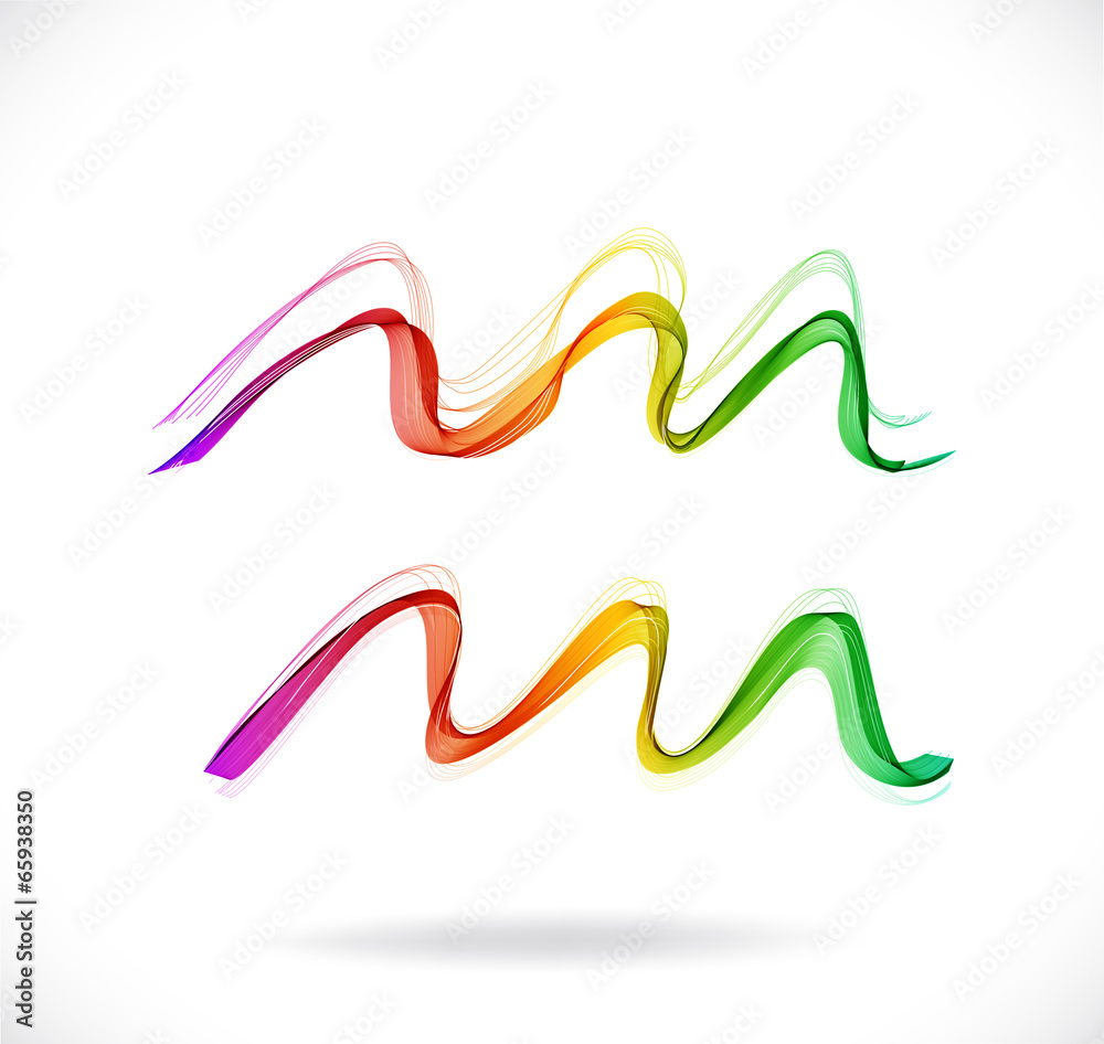 Abstract color sign of the zodiac - Aquarius Abstract color sign of the zodiac - Aquarius