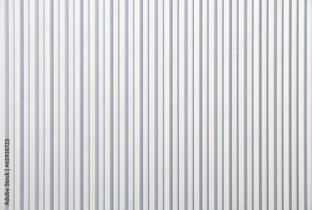 white Corrugated metal texture surface