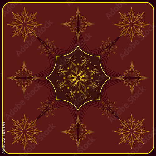 Vintage element for design and decorate