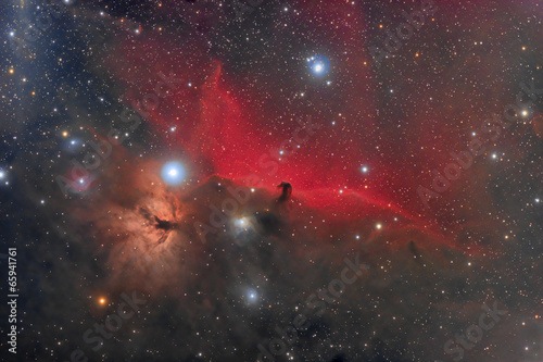 Horshead nebula in constellation of Orion photo