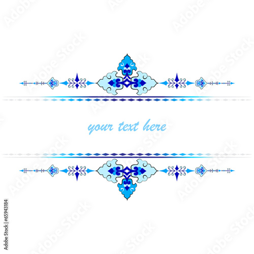 Ottoman motifs design series with twenty-nine version