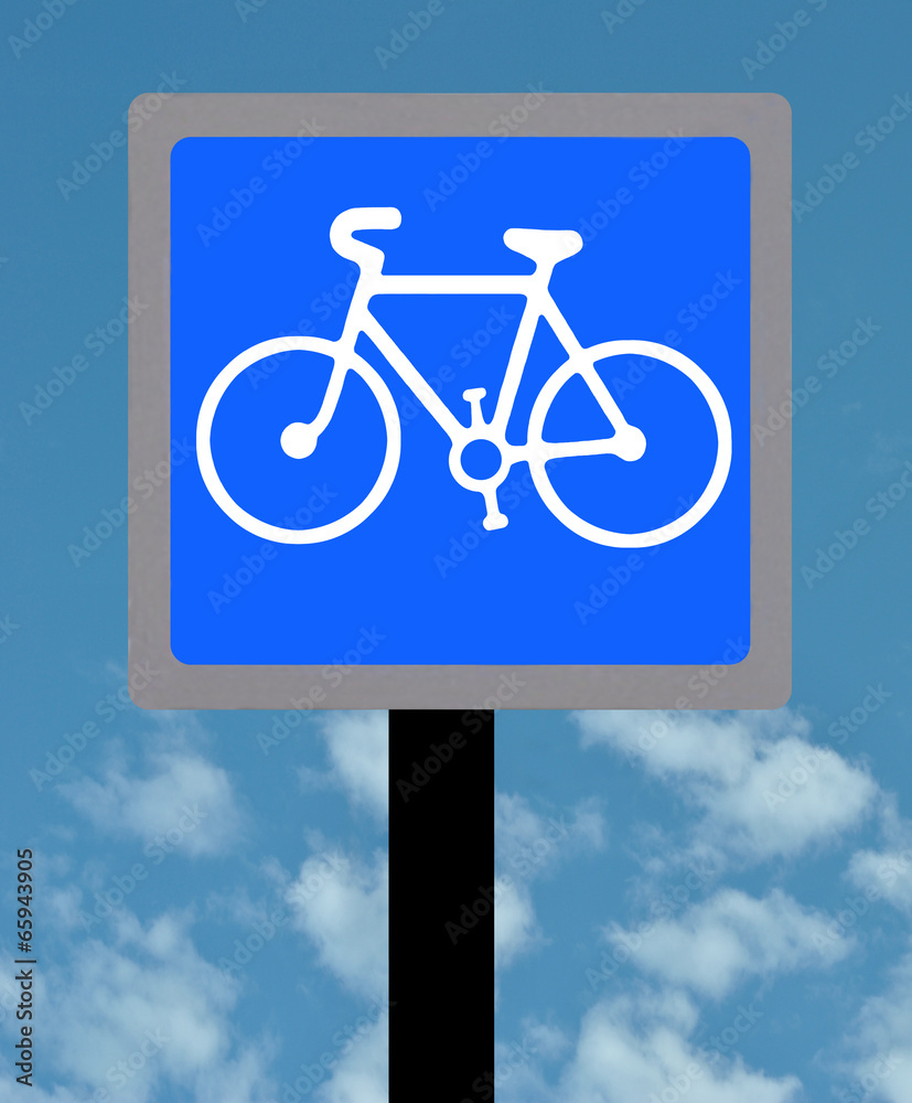 Cycle lane sign Cycle lane sign