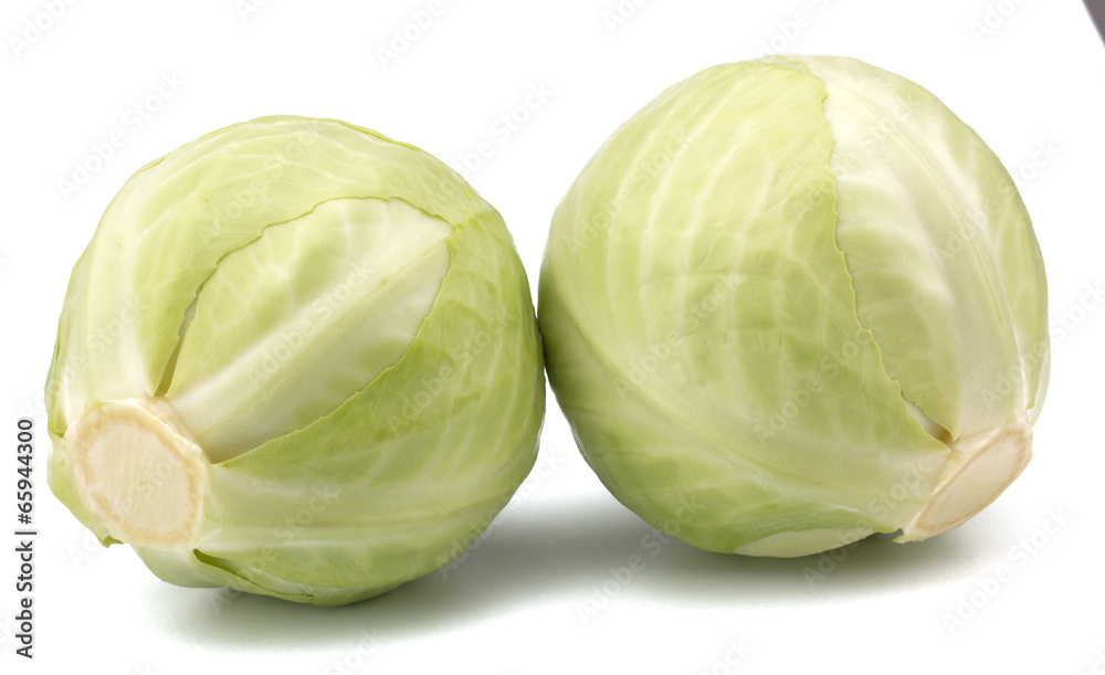 Fresh Cabbage isolated on white background Fresh Cabbage isolated on white background